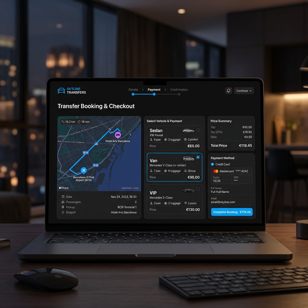 Transfer Booking UI